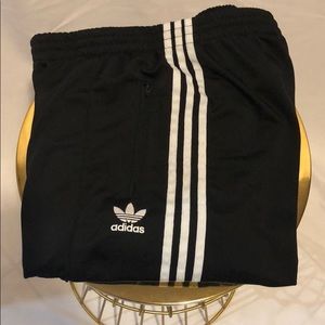Adidas wide leg track pants